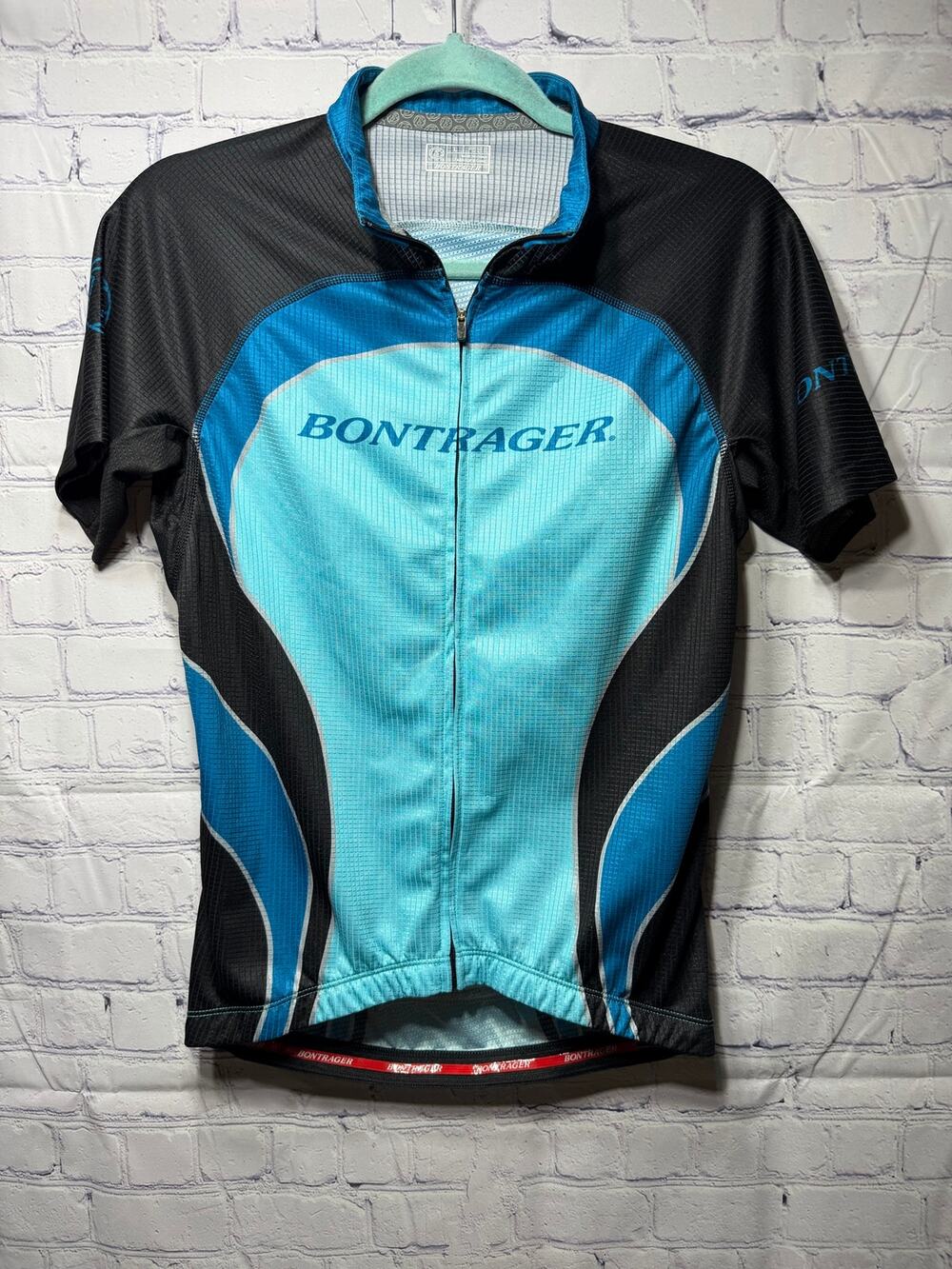 Bontrager Mens Short Sleeve Full Zip Race Lite Cycling Jersey Sz L